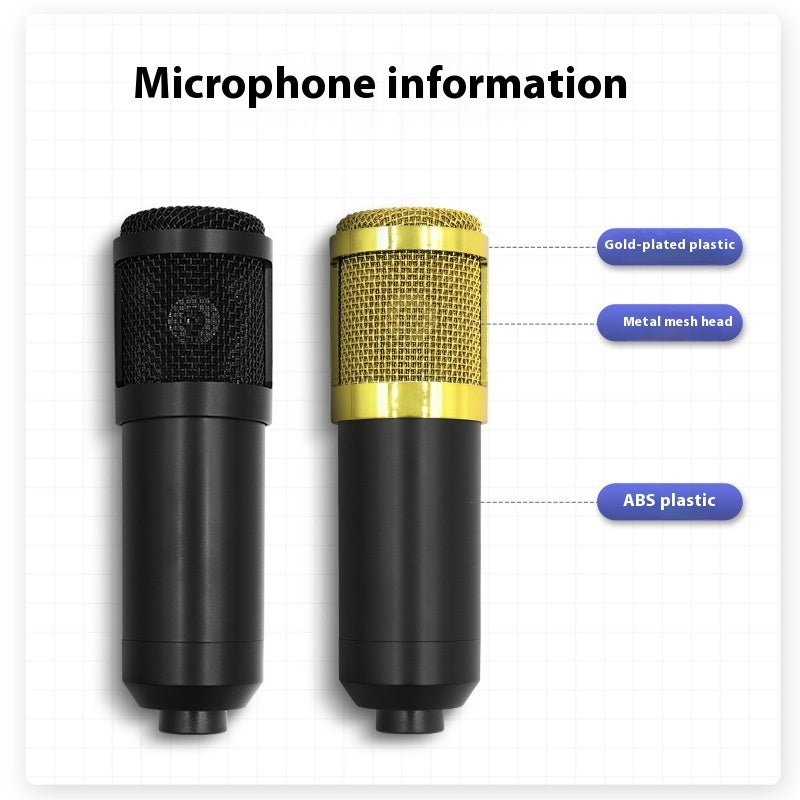 BM800 Capacitor Microphone Set Cantilever Bracket Mobile Phone Recording