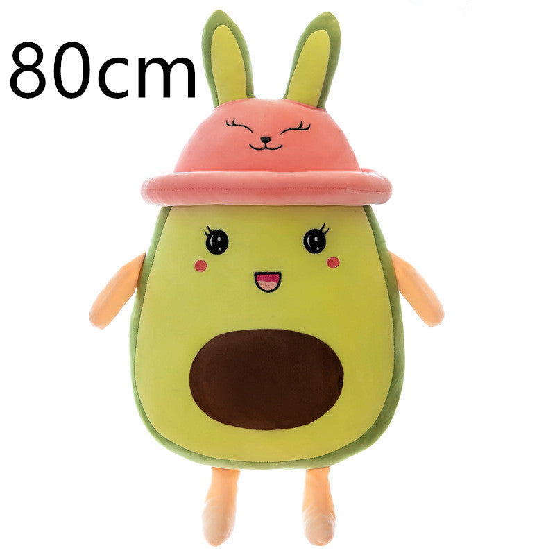 Creative Avocado Bunny Pillow Plush Toy Doll Girl Birthday Gift