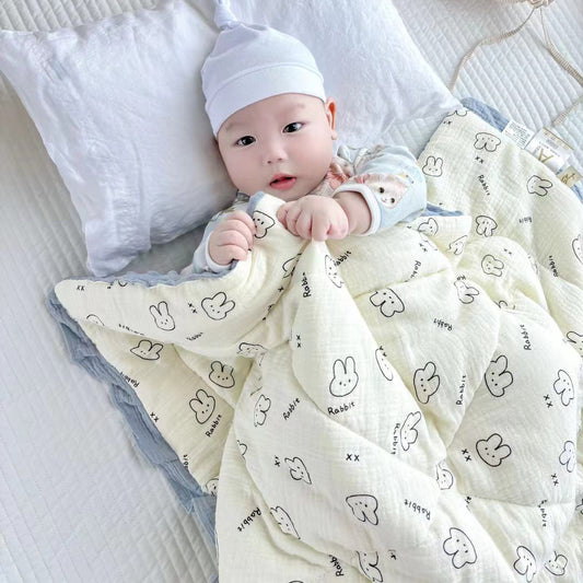 Lace Kindergarten Nap Soothing Ruffled Baby Autumn And Winter Thickening Class A Quilt