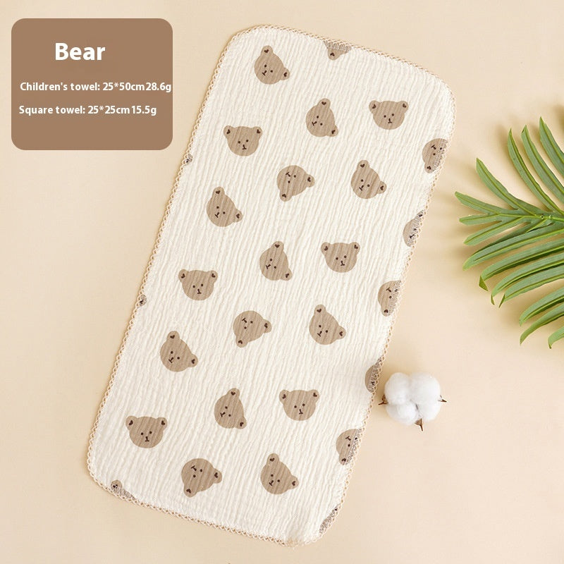 Baby Saliva Towel Newborn Pure Cotton Face Washing