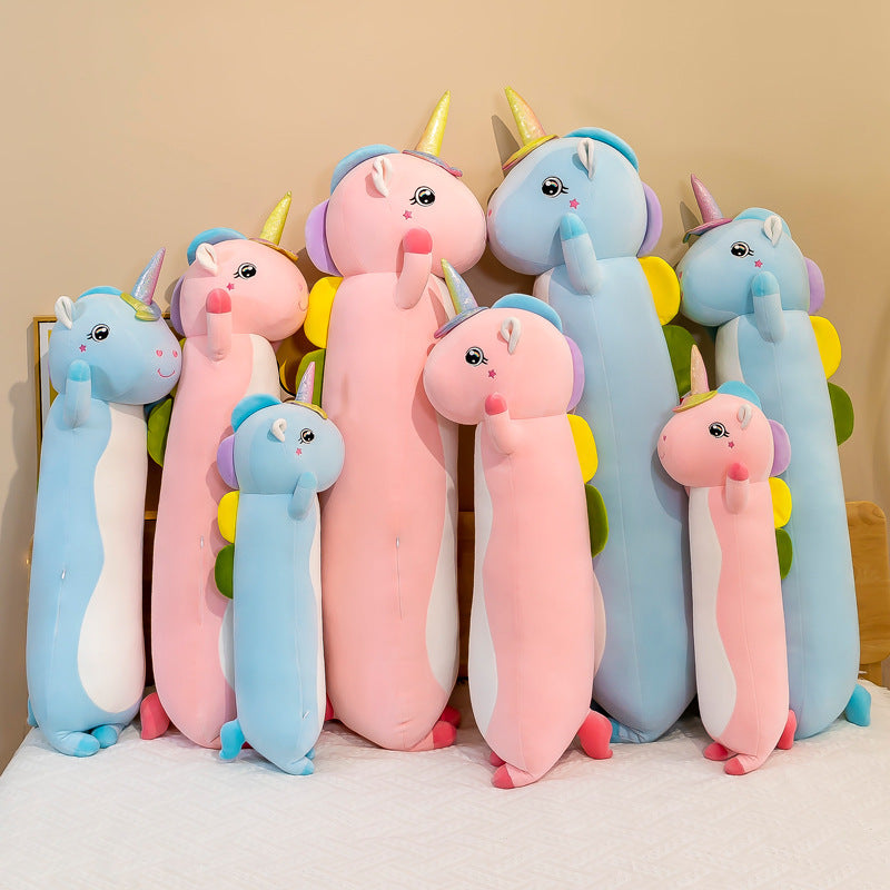 Girls Bed Doll Long Strip Sleeping Pillow Removable And Washable Children's Plush Toy