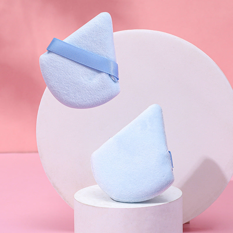Puff Suede Dry Powder Puff Fan Loose Powder Puff Makeup Sponge