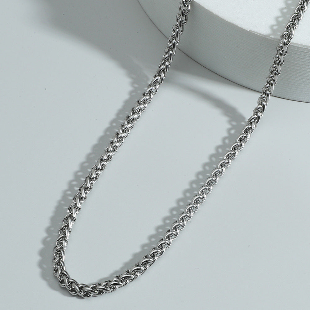 Stainless Steel Keel Chain Jewelry Necklace