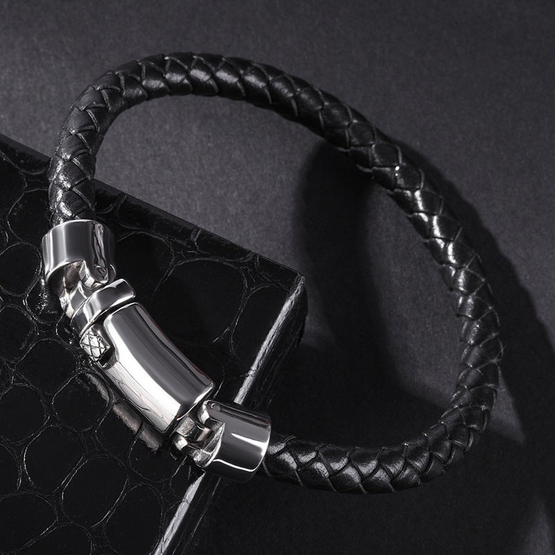 Stainless Steel Snap Bracelet Generous Jewelry