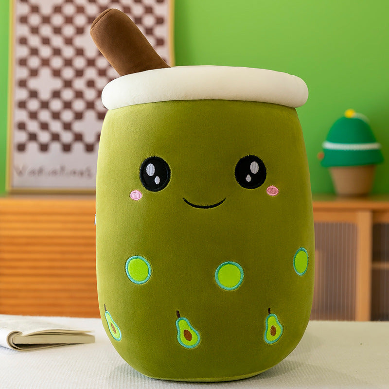 Fruit Milk Tea Cup Pillow Plush