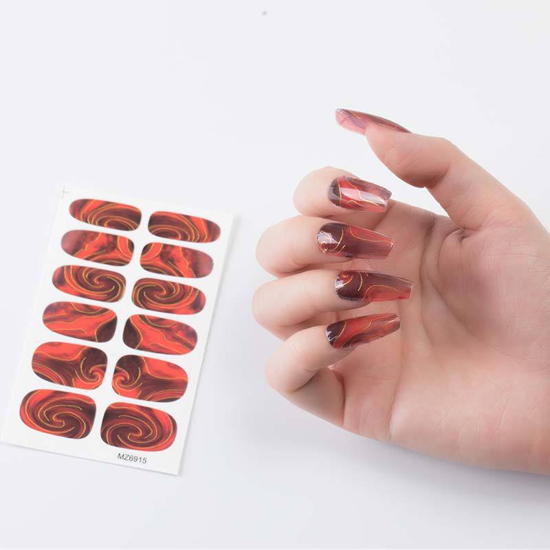 Nail Sticker European And American Oil Painting Art