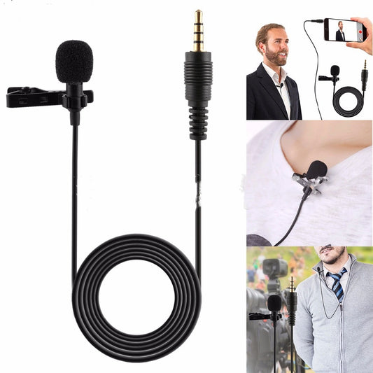 Portable Neckline Clip Microphone Set