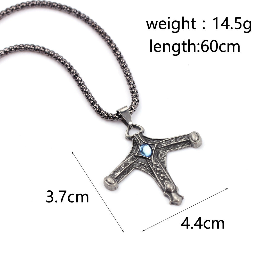 Badge Necklace Pendant Jewelry Game