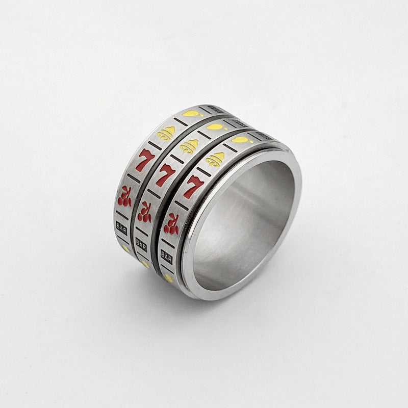 Stainless personality fashion ring jewelry