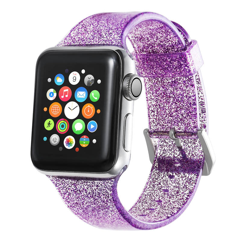 Smart Silicone Glitter Strap