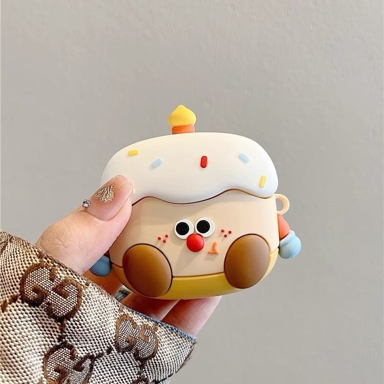 Cute Small Cake For Airpods Pro2 Wireless Bluetooth Earbuds Case