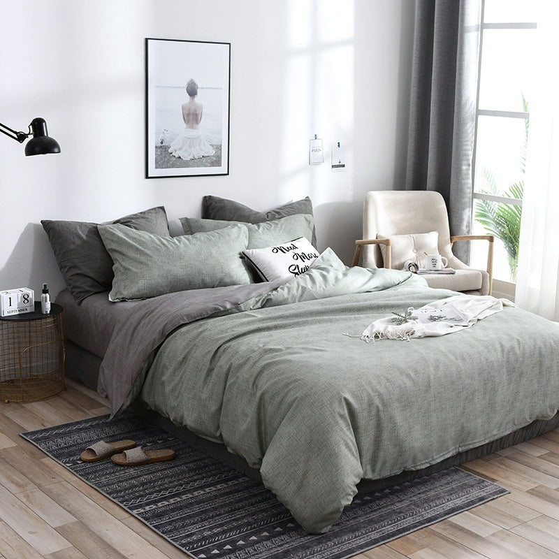 Household Pure Cotton Fashion Minimalist Bed Sheets