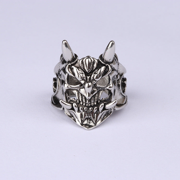 Antique Alloy Plating Ring Skull Jewelry