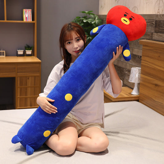 Long Hug Pillow Coat Zipper Removable Plush Toy