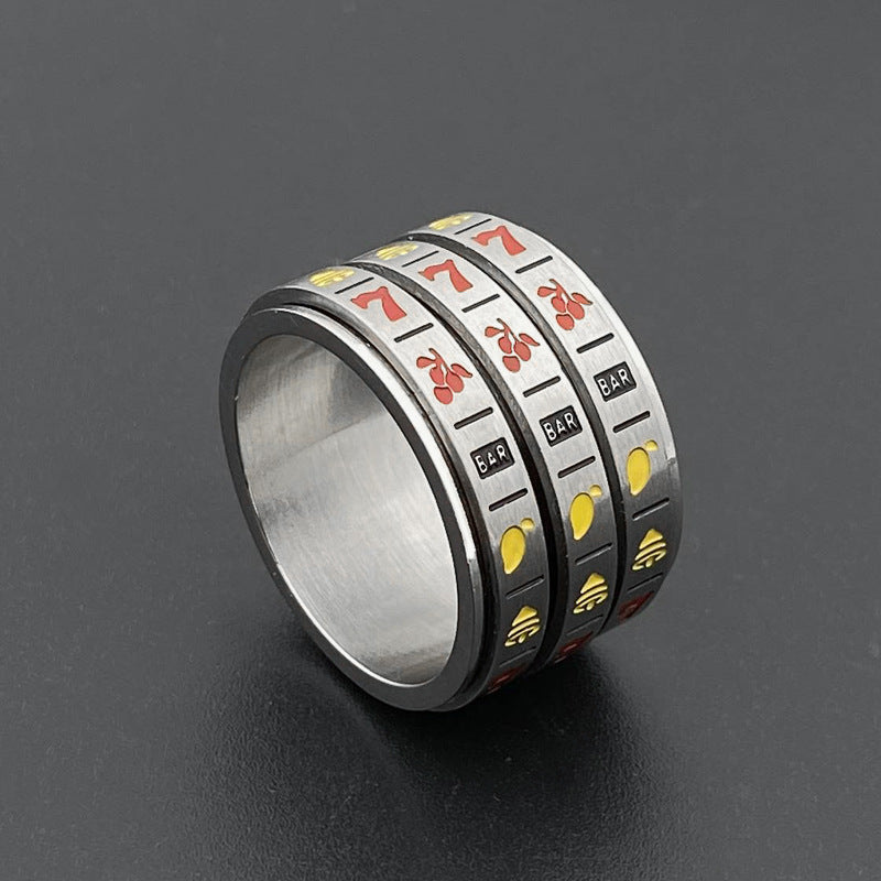 Stainless personality fashion ring jewelry