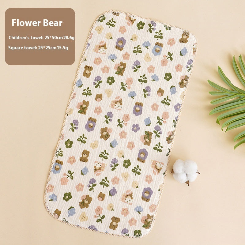 Baby Saliva Towel Newborn Pure Cotton Face Washing
