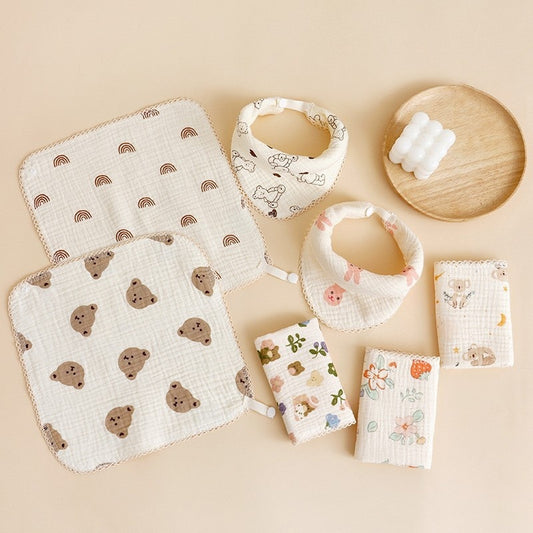 Baby Saliva Towel Newborn Pure Cotton Face Washing
