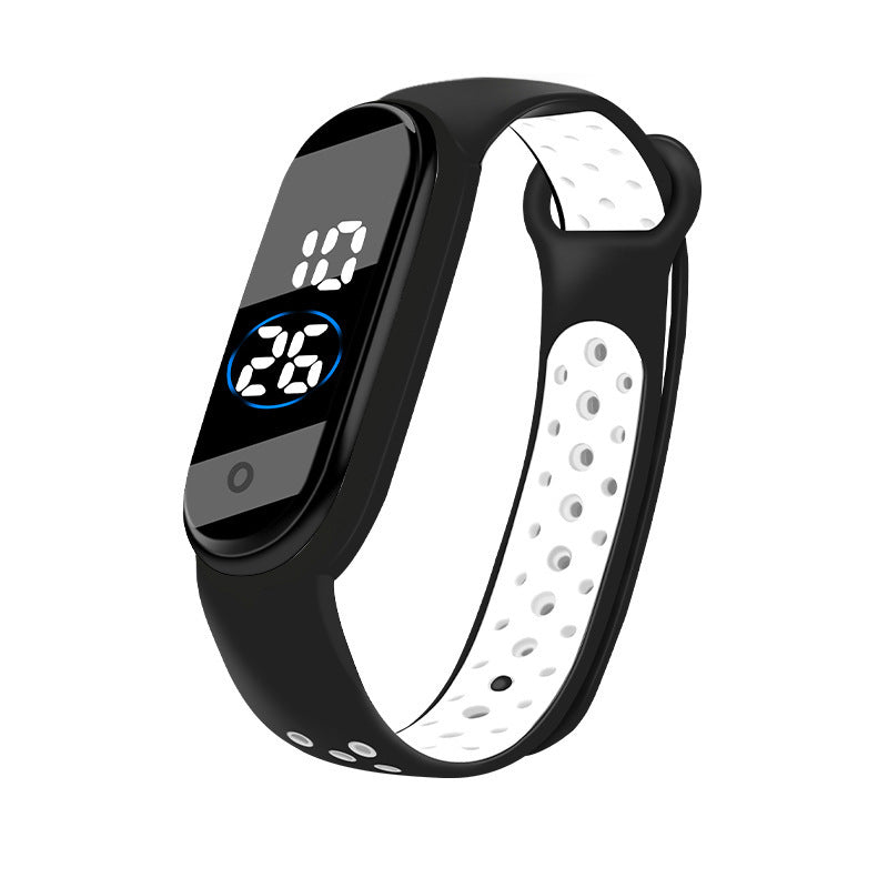 Waterproof Student Two-color Sports Bracelet Watch