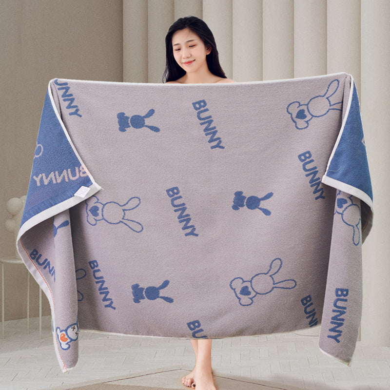 Household Thickened Absorbent Cotton Bath Towel