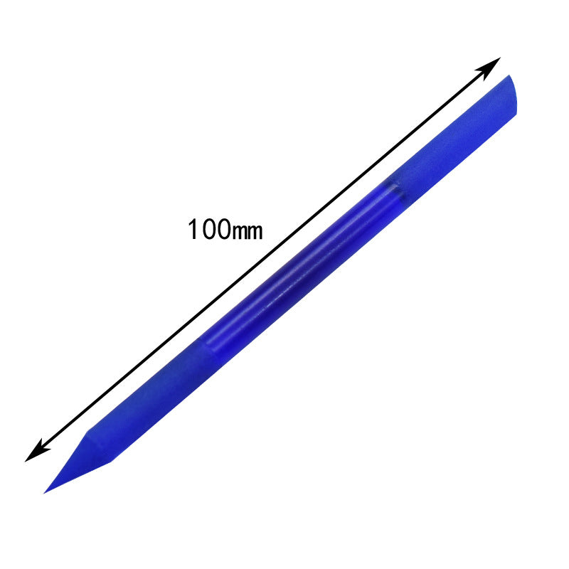 Full-color Cylindrical Glass Nail File Manicure Implement Manicure Household Double-headed Nail-free