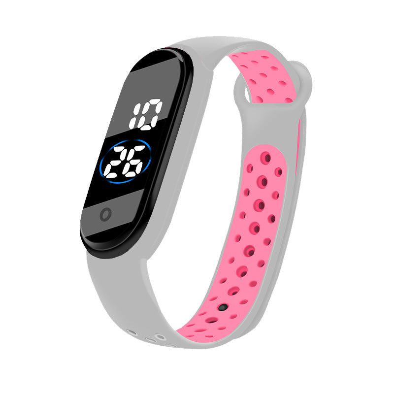 Waterproof Student Two-color Sports Bracelet Watch