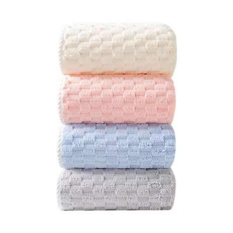 Coral Fleece Household Soft Absorbent Cloud Fleece Bath Towel