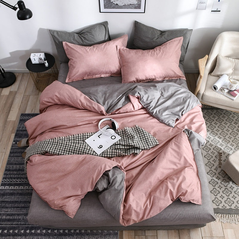 Household Pure Cotton Fashion Minimalist Bed Sheets