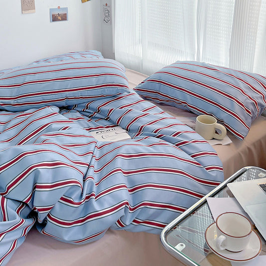 Korean Ins Modern Minimalist Duvet Cover Three Or Four Piece Suit