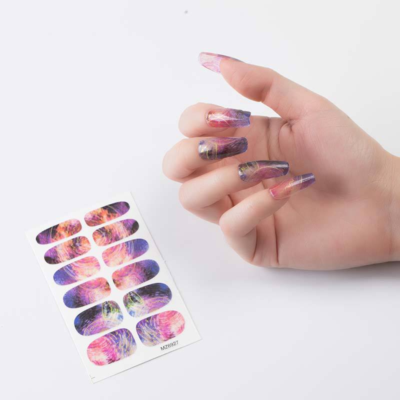 Nail Sticker European And American Oil Painting Art