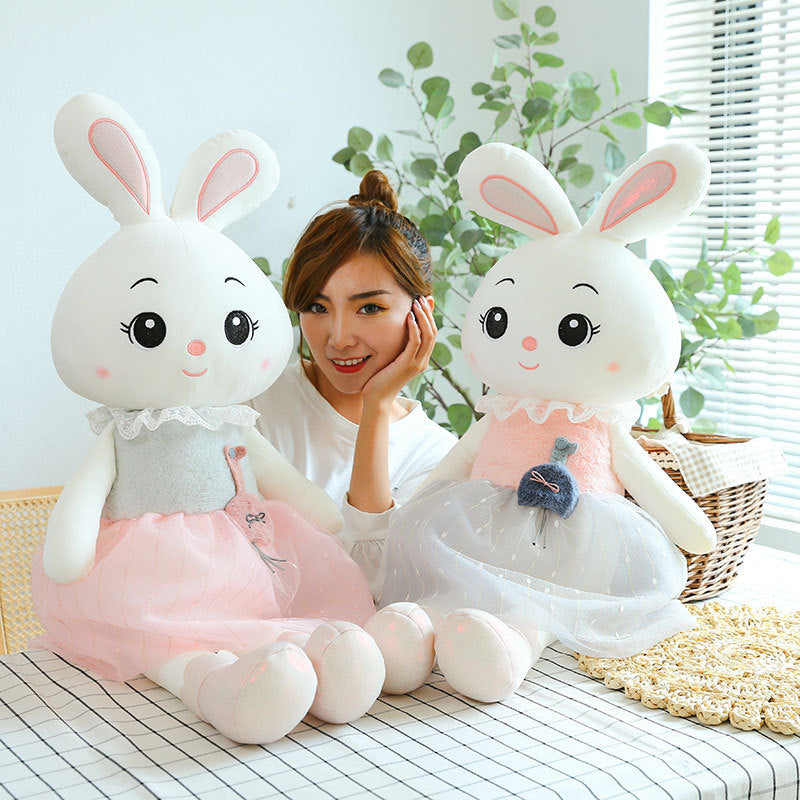 Cute Rabbit Plush Toy Doll Birthday Gift Sleeping Pillow