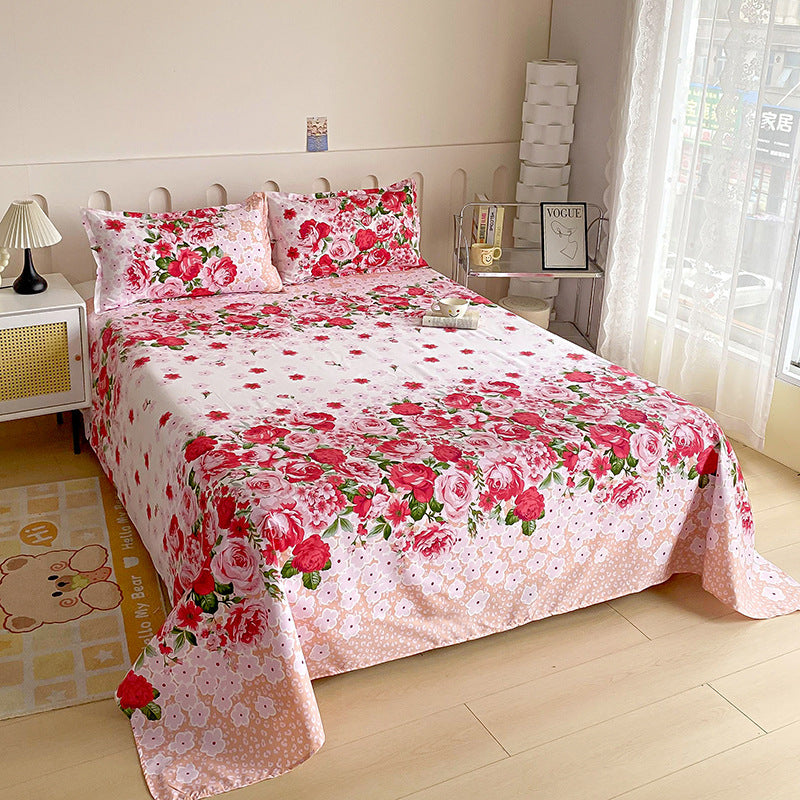 Skin-friendly Bed Sheet Brushed Bedspread