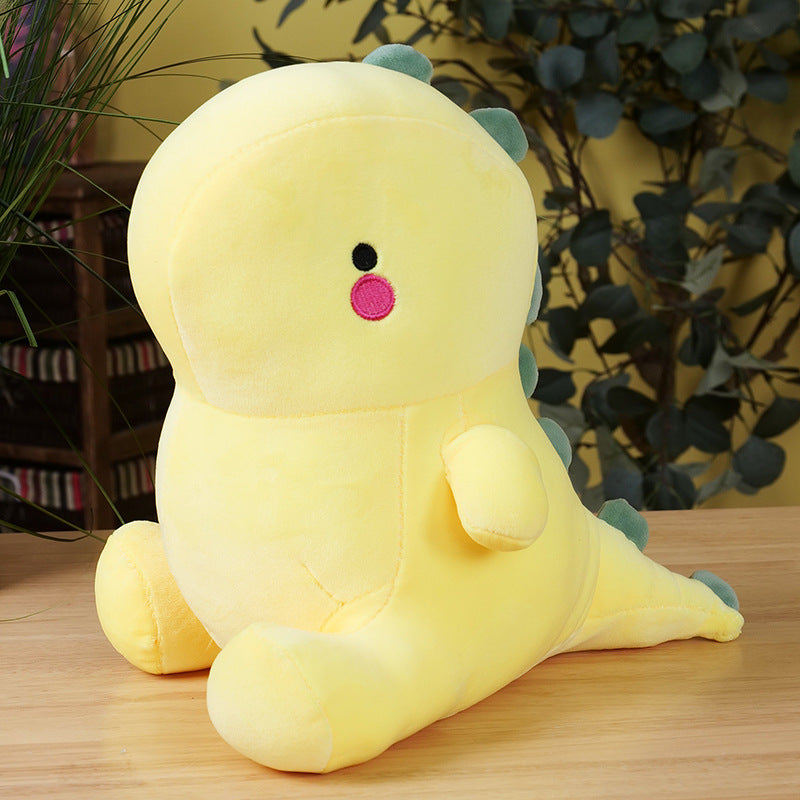 Dinosaur Plush Toy Girl Heart Pillow Doll