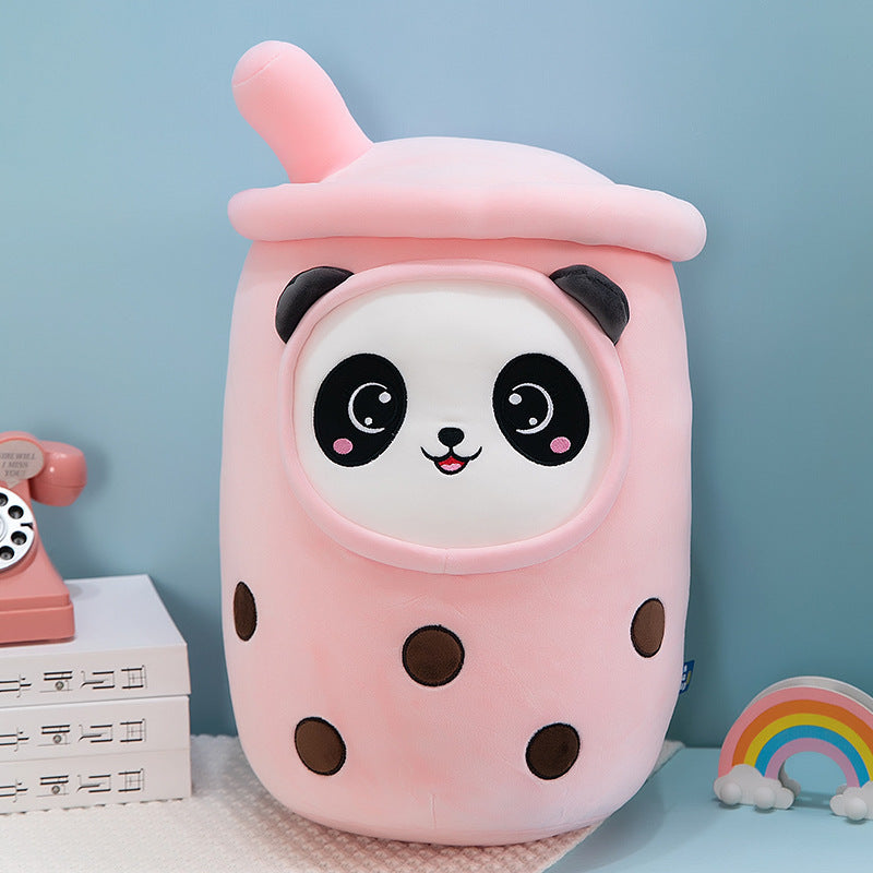 Fruit Milk Tea Cup Pillow Plush