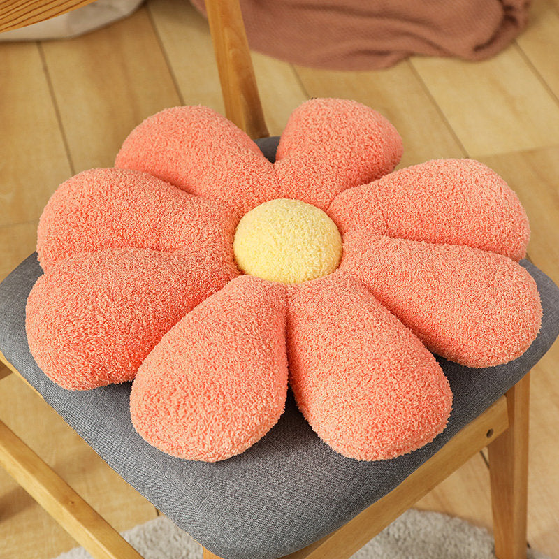 Small Daisy Flower Pillow Sofa Bed Living Room