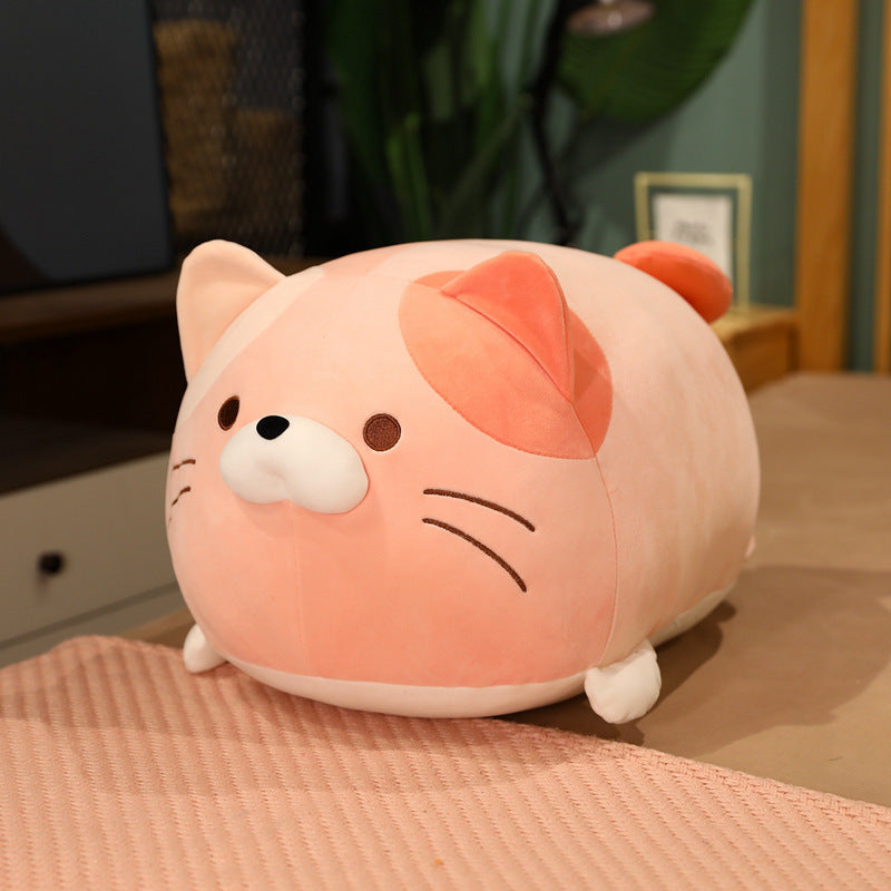 Japanese Dumpling Cat Plush Toy Doll Cute Fat Fat House Cat Big Pillow Bed Hug Doll Wholesale