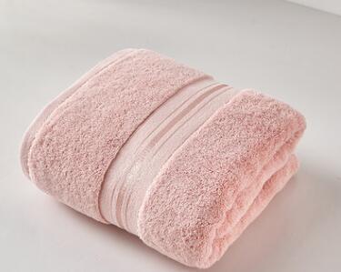 Large Men's Women's Gray Thick Absorbent Cotton Household Towels