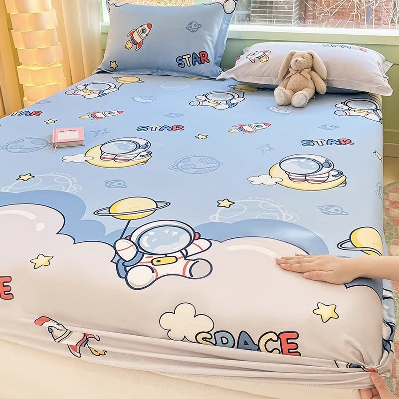 Cartoon Pure Cotton Fitted Sheet One-piece