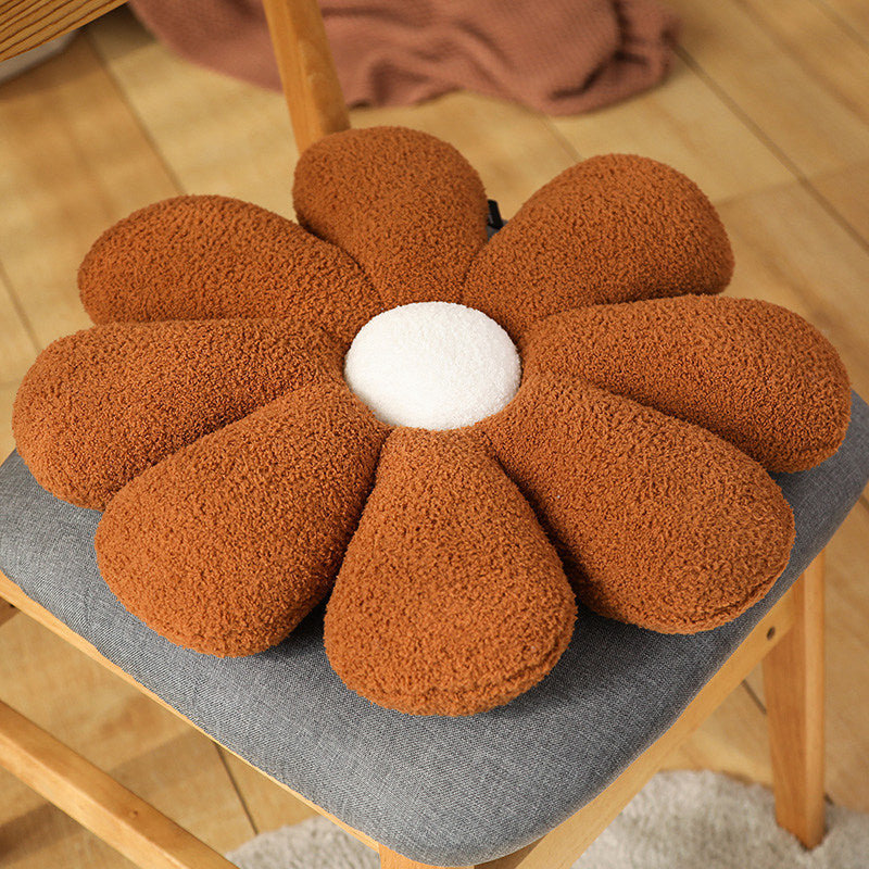 Small Daisy Flower Pillow Sofa Bed Living Room