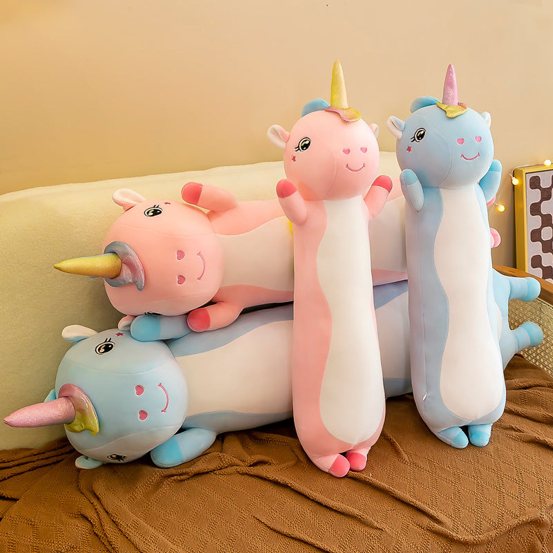 Girls Bed Doll Long Strip Sleeping Pillow Removable And Washable Children's Plush Toy