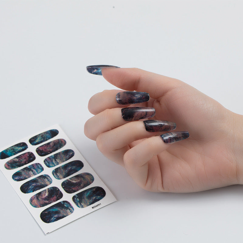 Nail Sticker European And American Oil Painting Art