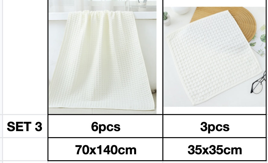 Household Bathing Water Absorbent And Quick Drying Unisex Plus Thickened Pure Cotton Bath Towel Wipe