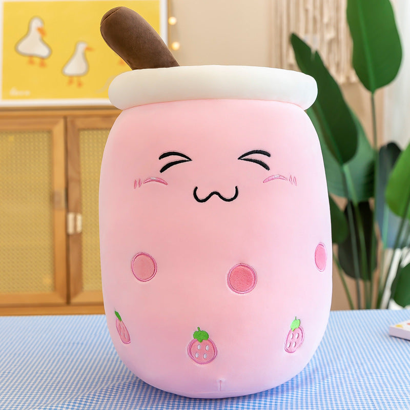 Fruit Milk Tea Cup Pillow Plush