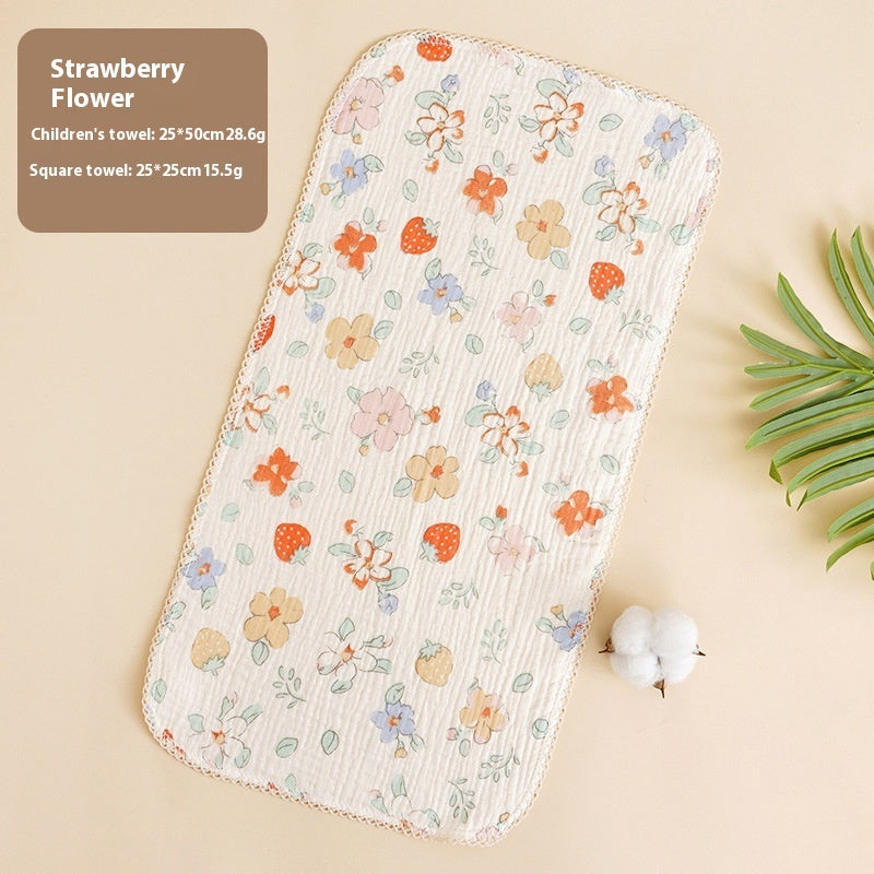 Baby Saliva Towel Newborn Pure Cotton Face Washing