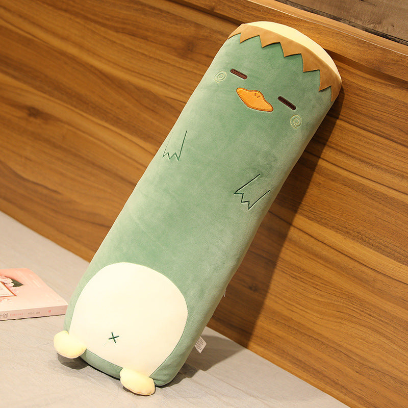 Cartoon Animal Long Pillow Penguin Doll