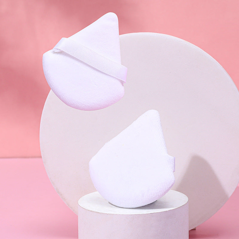 Puff Suede Dry Powder Puff Fan Loose Powder Puff Makeup Sponge