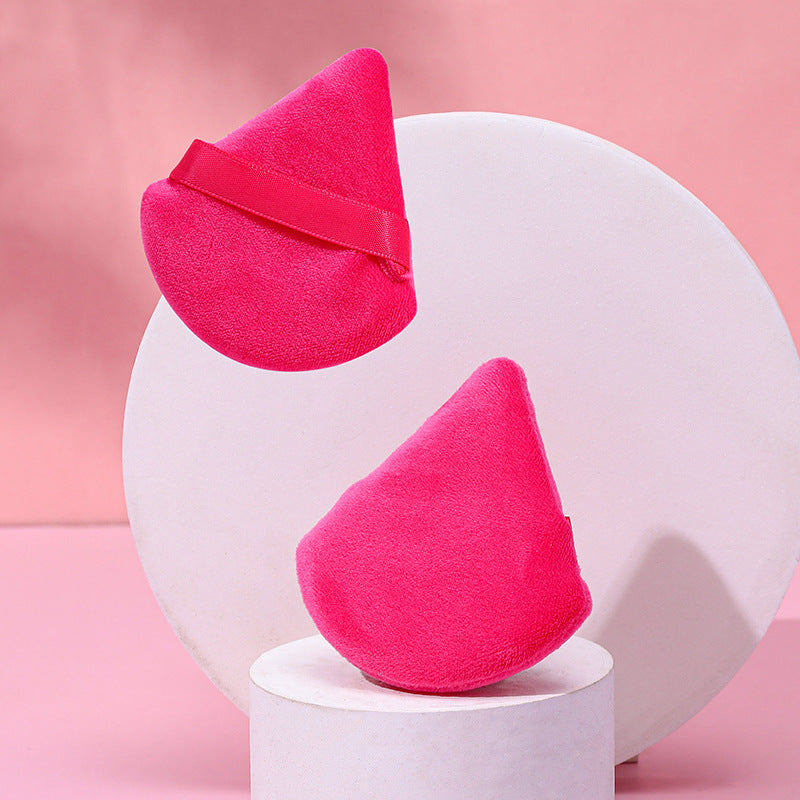 Puff Suede Dry Powder Puff Fan Loose Powder Puff Makeup Sponge