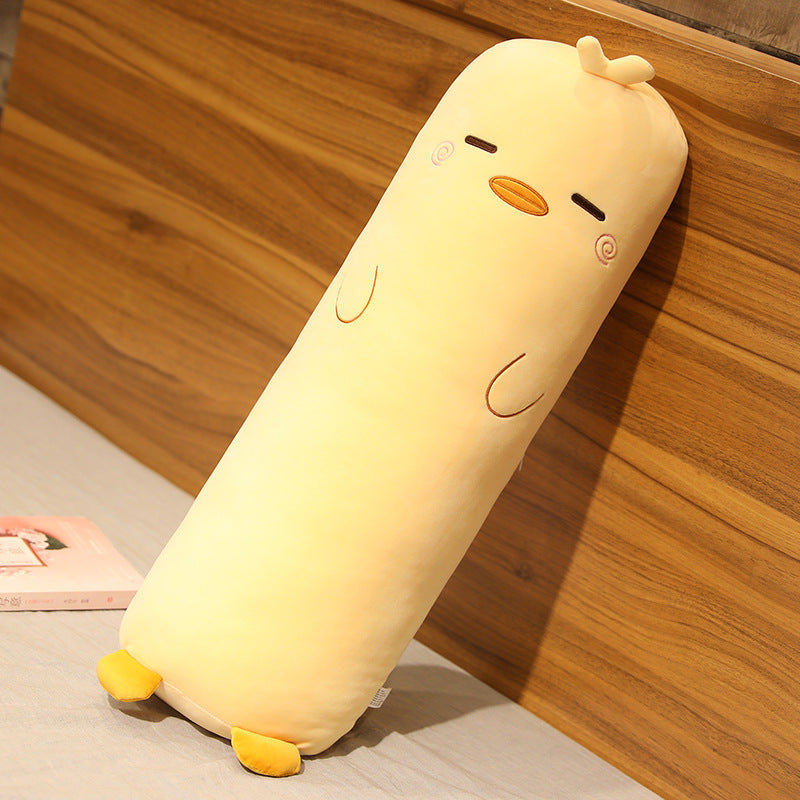 Cartoon Animal Long Pillow Penguin Doll