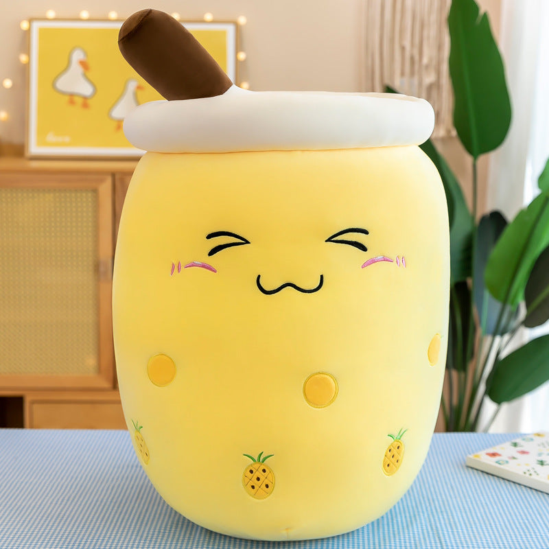 Fruit Milk Tea Cup Pillow Plush