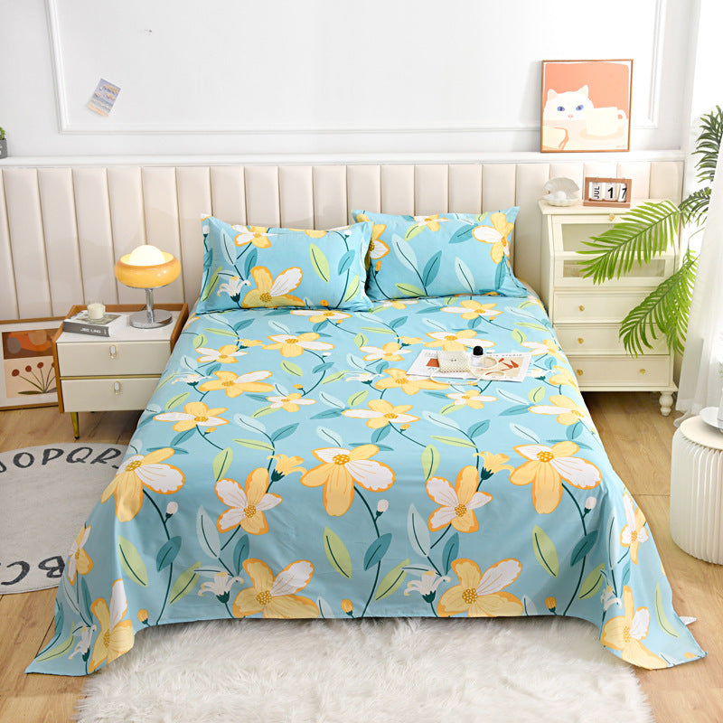 Skin-friendly Bed Sheet Brushed Bedspread