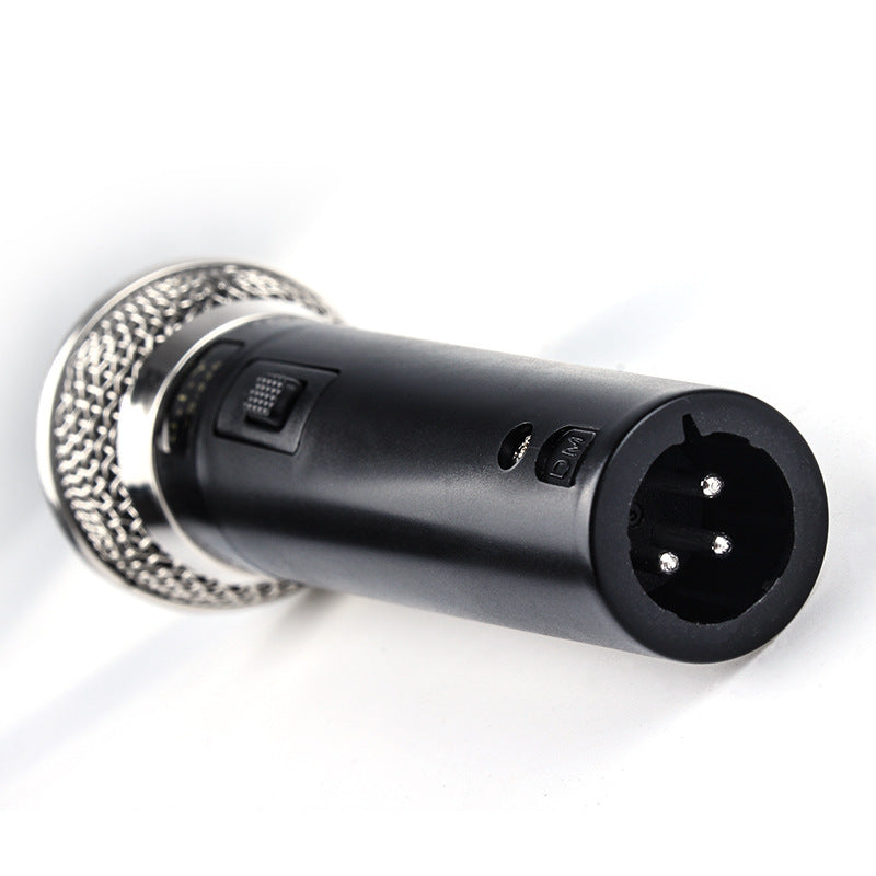 Wired Moving Coil Sound Card Live Microphone